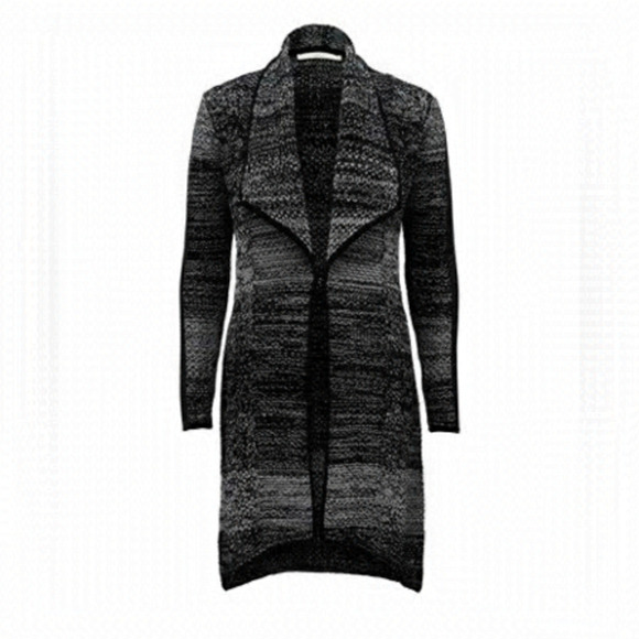🔥emu🔥 | Dark 100% Merino Wool Knit Sarina Cardigan  Sweater - Picture 1 of 16
